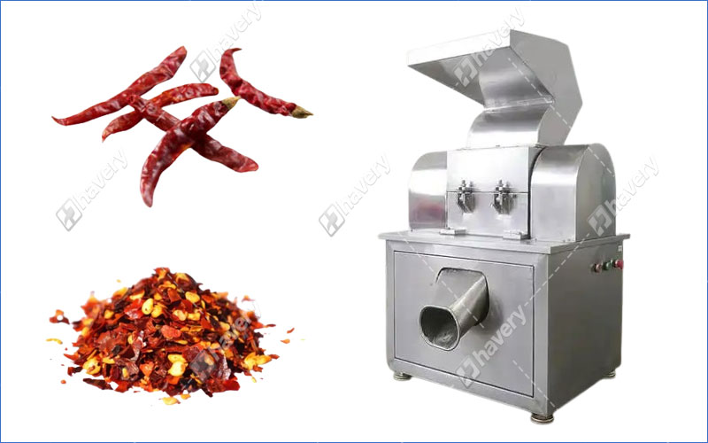 dry chili pepper coarse crushing machine