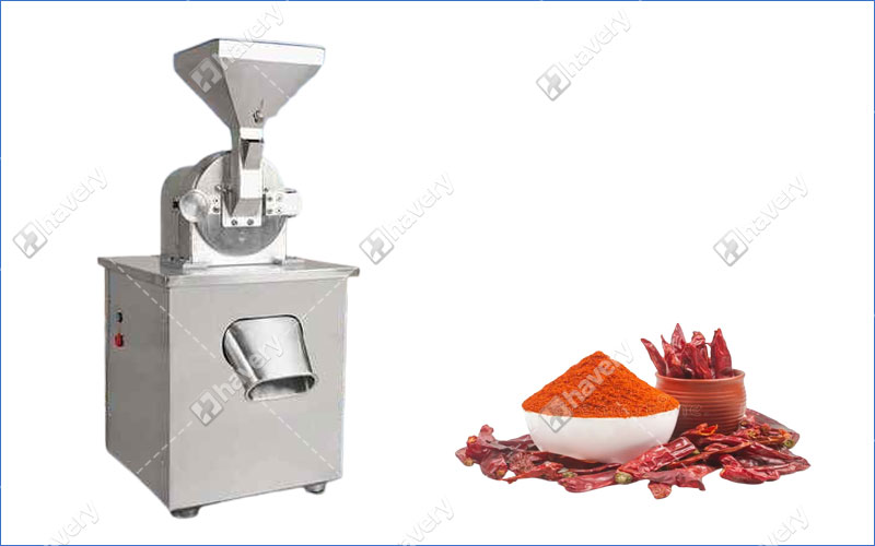stainless steel chili powder grinding machine for spices making