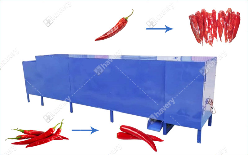 chili stem cutting machine