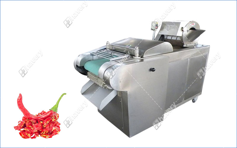 fresh chili cutting machine