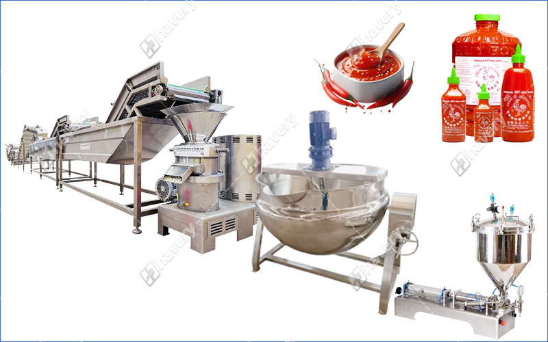 hot chili sauce production line